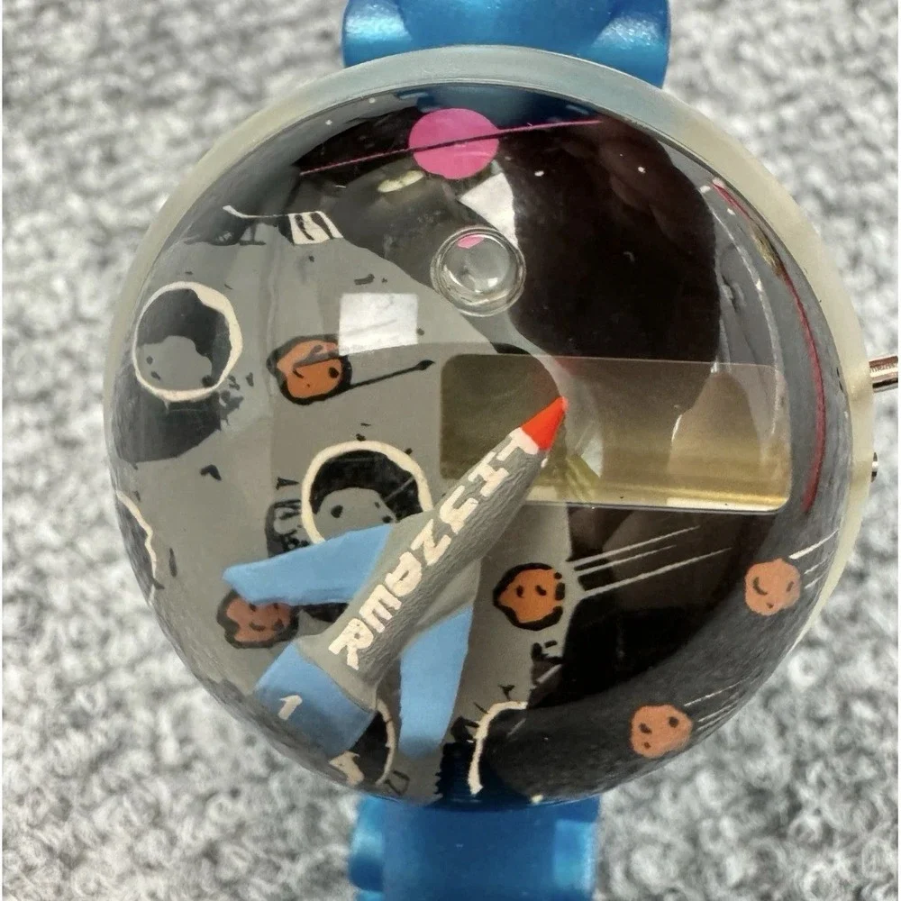 Lot Of 2‎ Bubble Watches UNTESTED Art Cat & Space Thunder